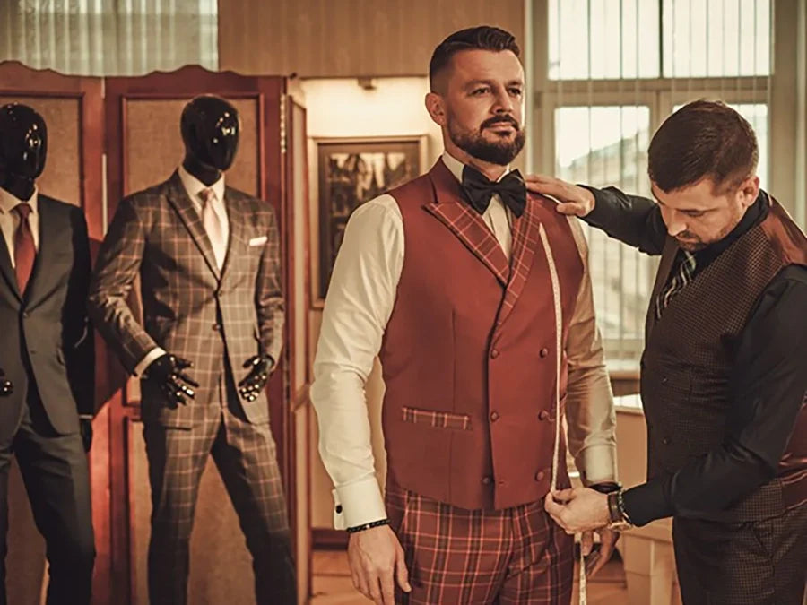 Custom tailored suit