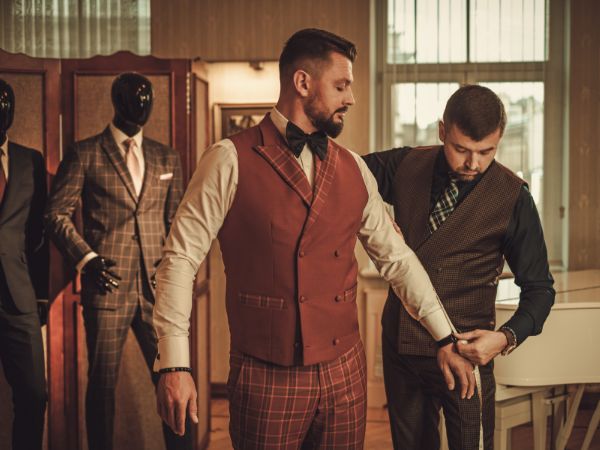Custom wedding suit for men